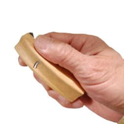 木型 豆内丸反り鉋 裏金付き ２１ｍｍ 包春