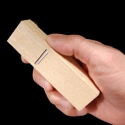 木型 ミニ豆平鉋 裏金無し２１ｍｍ 包春