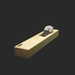 豆平鉋長台 白樫 裏金付き ３０ｍｍ 包春