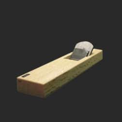 豆平鉋長台 白樫 裏金付き ４２ｍｍ 包春