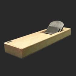 豆平鉋長台 白樫 裏金付き ６０ｍｍ 包春