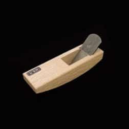 木型豆反り台鉋 裏金無し ２１ｍｍ 包春