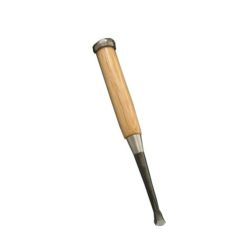 木彫のみ 外丸匙 ９ｍｍ 正道作