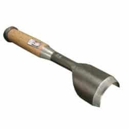 彫刻鑿 極深丸 ４２ｍｍ 正道作